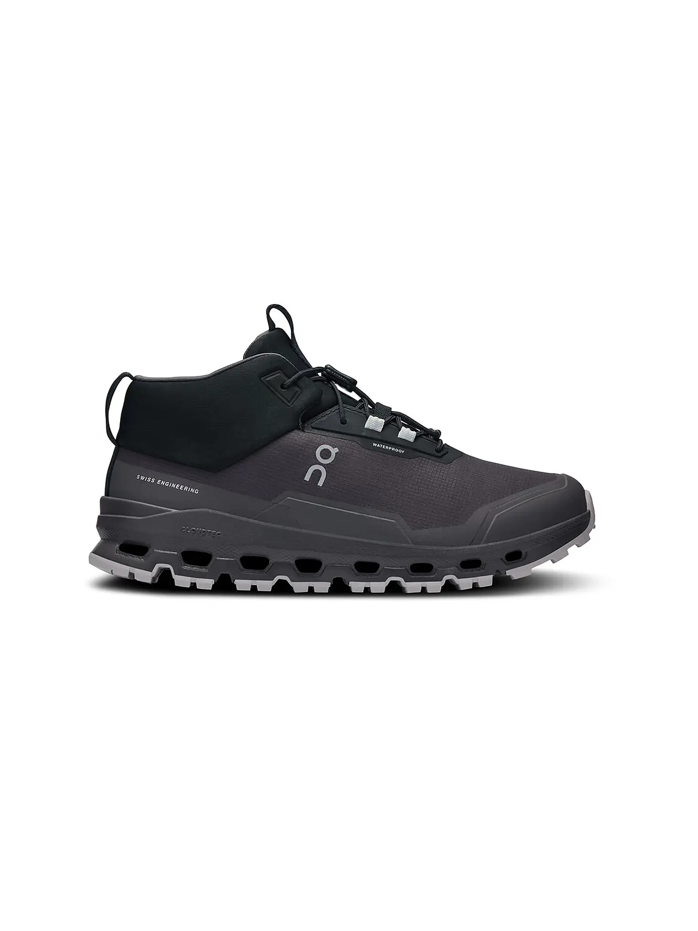 ON | Jungen Sneakers CLOUDHERO MID WATERPROOF | schwarz